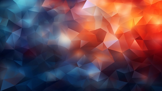 uno sfondo astratto colorato con triangoli