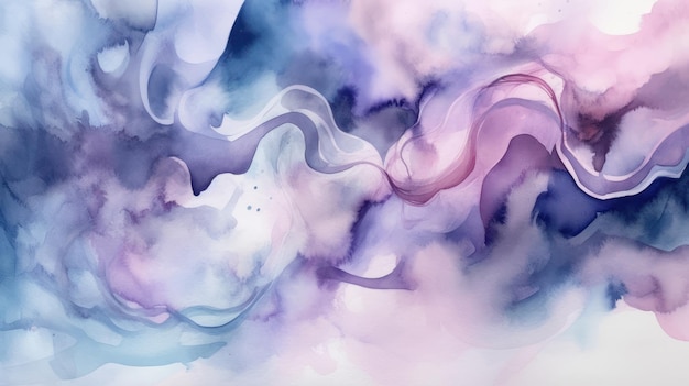 Uno sfondo astratto colorato con un fumo blu e rosa