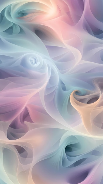 uno sfondo astratto colorato con un motivo di onde e una spirale.