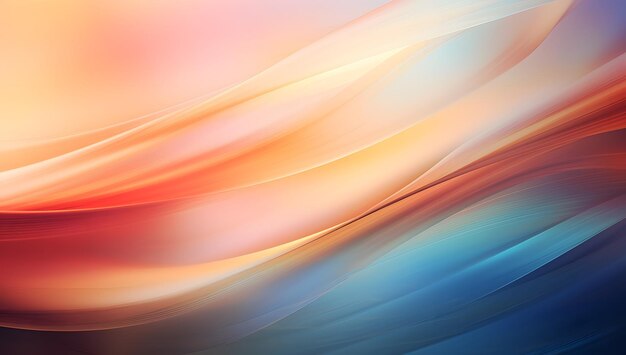 uno sfondo astratto sfocato di colori rosa, arancioni e blu nello stile del movimento drammatico dei cieli