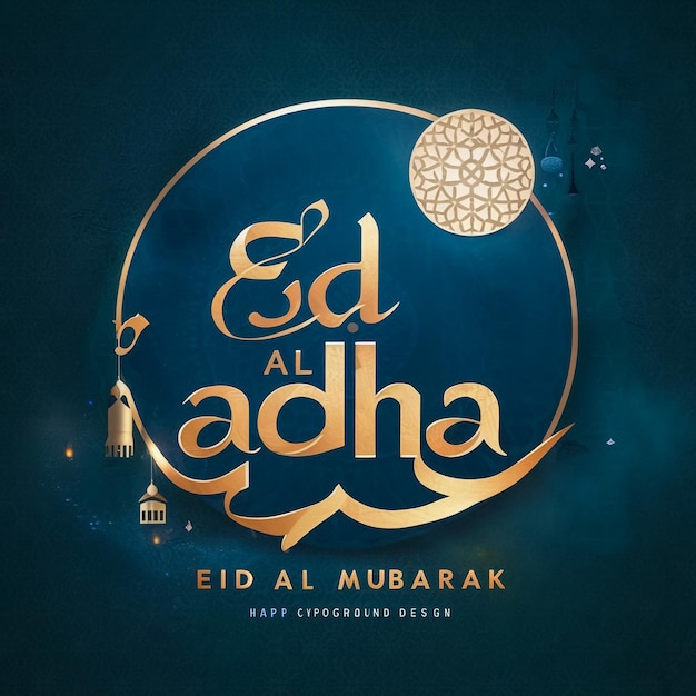 uno sfondo blu con un disegno di arabo su di esso