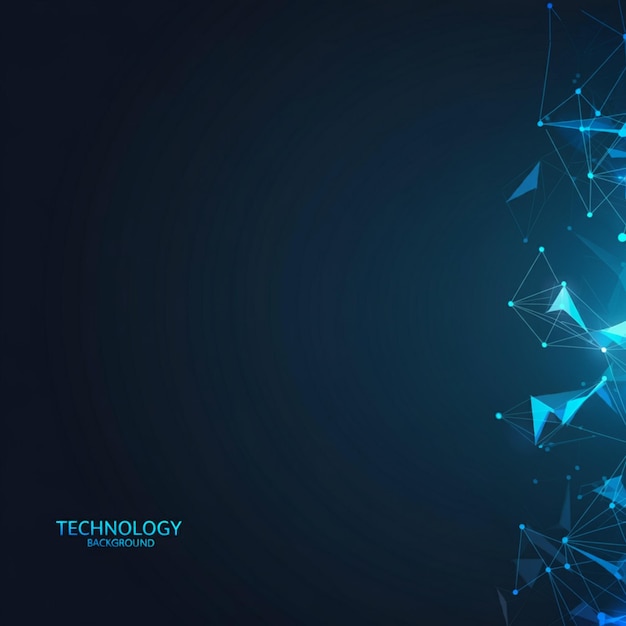 uno sfondo blu con una grafica di una tecnologia