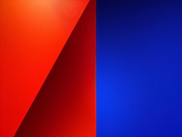 Uno sfondo blu e arancione con uno sfondo rosso e blu ai generato