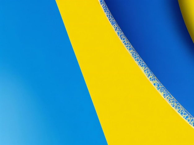 Uno sfondo blu e giallo con uno sfondo blu ed giallo ai generato