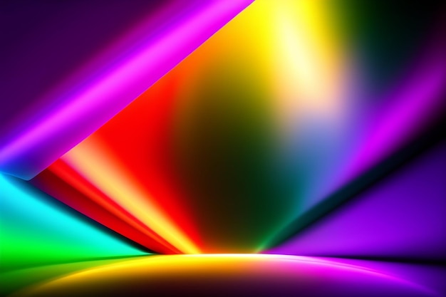 Uno sfondo colorato con linee e cerchi