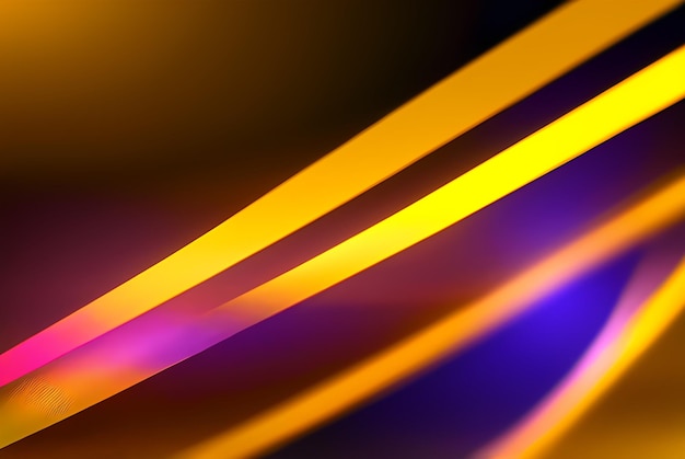 Uno sfondo colorato con luci gialle e viola.