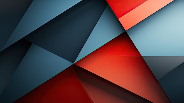 Uno sfondo colorato con triangoli