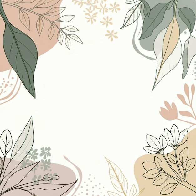 uno sfondo colorato con un disegno floreale e le parole primavera e estate