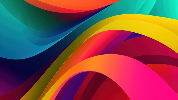 Uno sfondo colorato con un motivo di linee e colori.