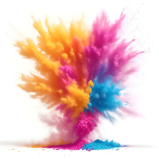 Uno sfondo colorato di holi