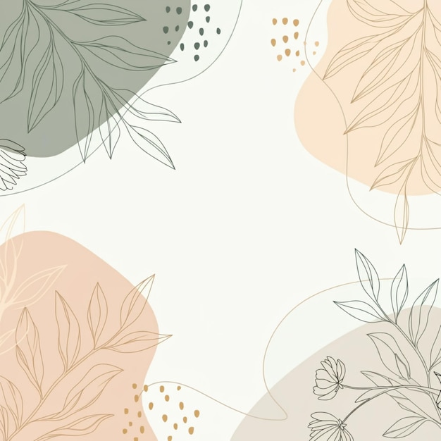 uno sfondo con fiori di diversi colori e uno sfondo bianco
