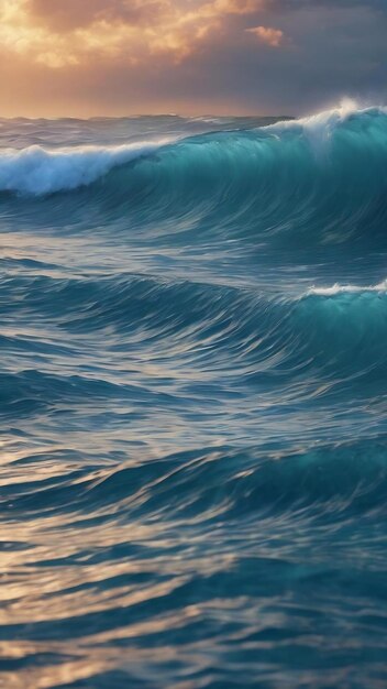 Uno sfondo d'onda blu