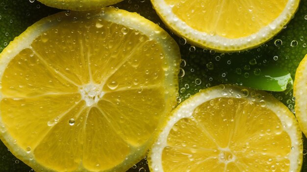 Uno sfondo di limoni senza cuciture