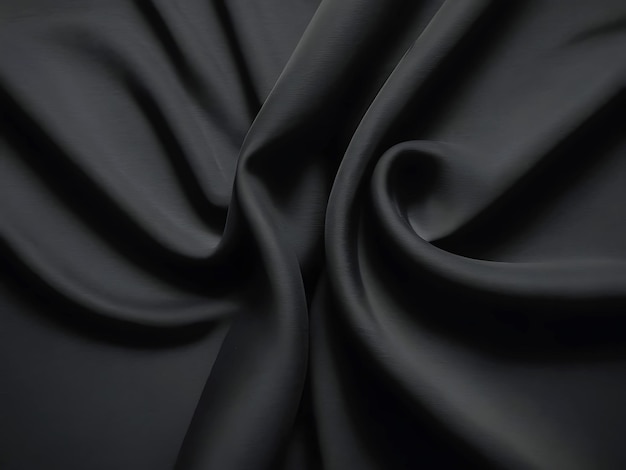 uno sfondo di tessuto di tessuto nero