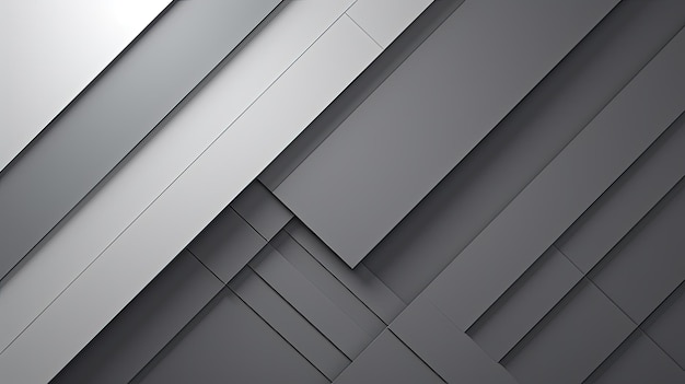 Uno sfondo minimalista con linee intersecanti in una tavolozza di colori in scala di grigio