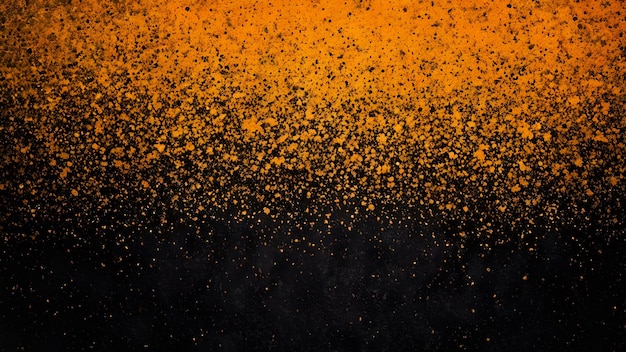 uno sfondo nero con stelle gialle e arancioni