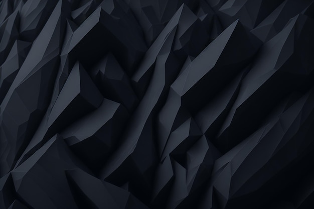 Uno sfondo nero con un motivo di forme geometriche nere.