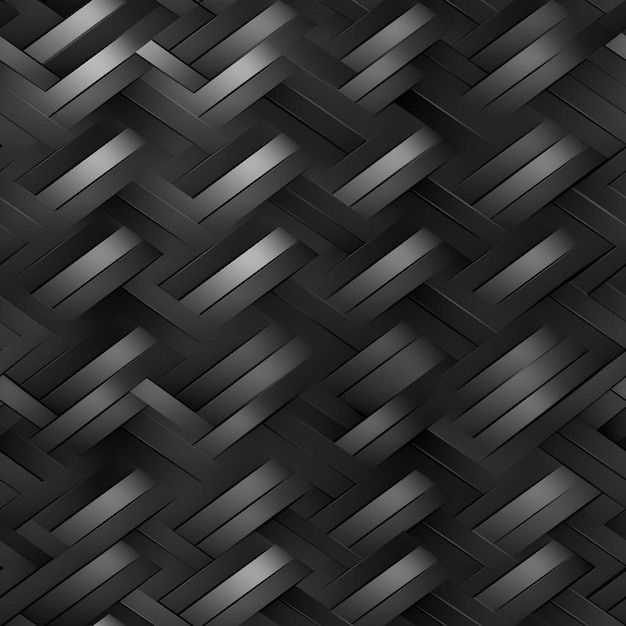 Uno sfondo nero con un motivo di quadrati in bianco e nero e uno sfondo nero.