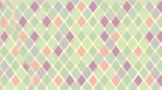 Uno sfondo plaid colorato con un motivo a quadrati.