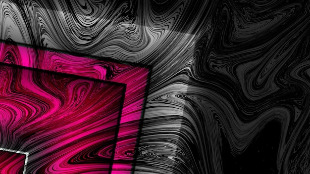 Uno sfondo rosa e nero con uno sfondo nero e uno schermo nero che dice "la parola" su di esso