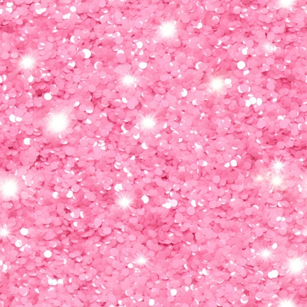 Uno sfondo rosa glitter con tanti piccoli punti bianchi Immagine digitale Modello senza soluzione di continuità