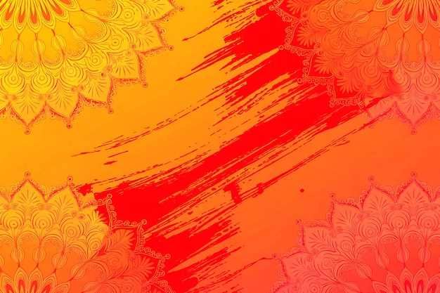 Uno sfondo rosso con forme astratte vibranti