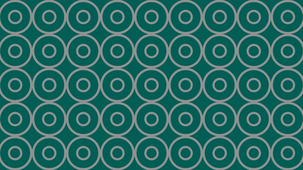 uno sfondo verde con cerchi e un cerchio con un cerchio al centro.