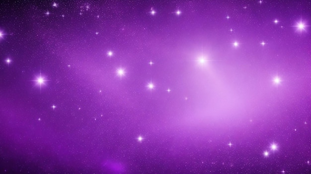 Uno sfondo viola con le stelle