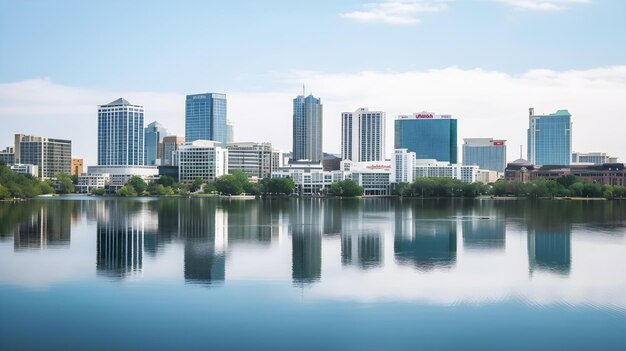 Uno skyline della città con il nome della città di kunming