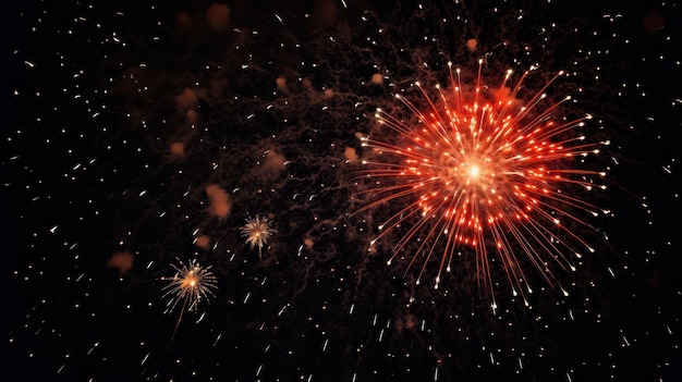 Uno spettacolo artistico di fuochi d'artificio cattura l'essenza della gioia del Capodanno