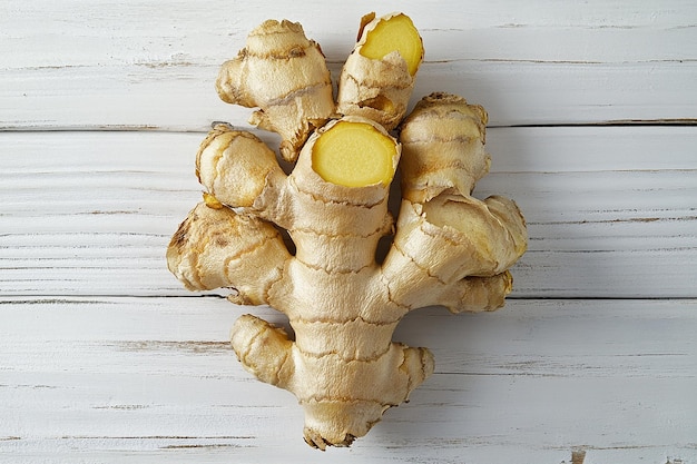 uno zenzero con dei limoni.