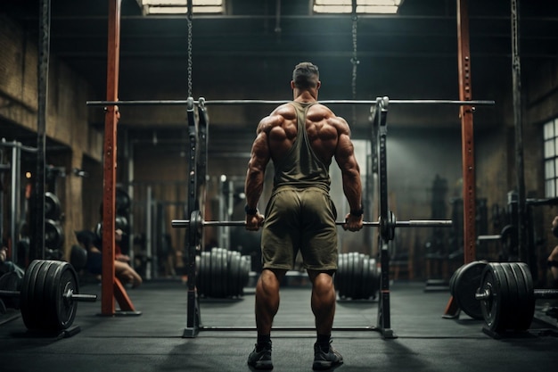 Uomini atletici forti e belli che pompano i muscoli allenamento concetto di bodybuilding sfondo