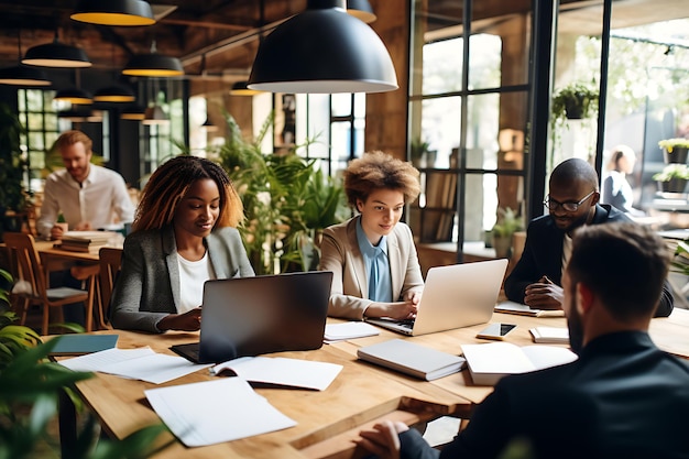 uomini d'affari che lavorano insieme come una squadra