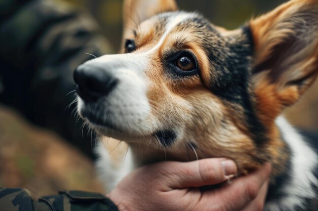 Uomo con il cane