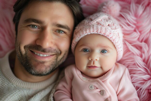 Uomo e donna con il bambino in braccio