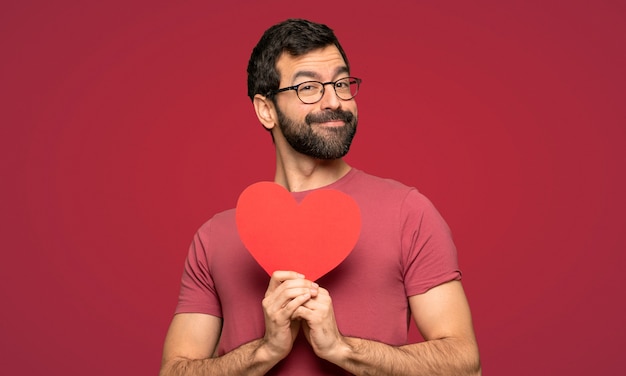 Uomo nel giorno di San Valentino