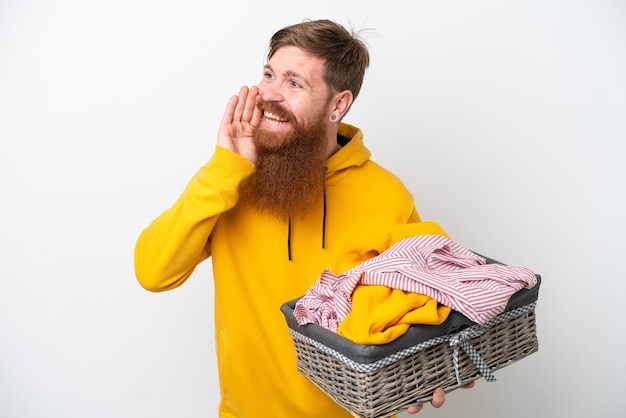 Uomo rosso con la barba