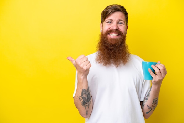 Uomo rosso con la barba