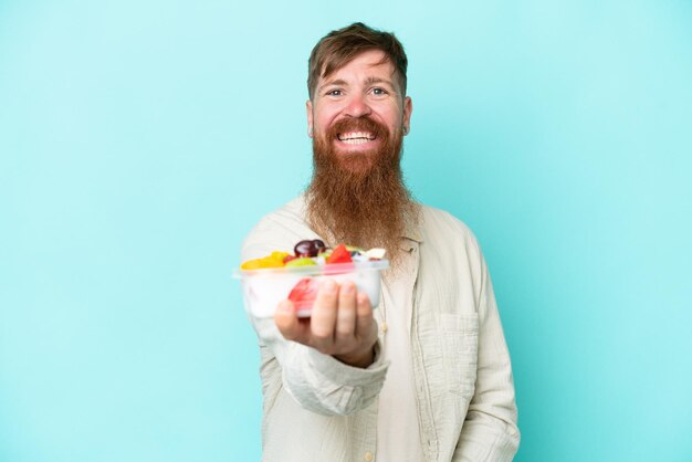 Uomo rosso con la barba