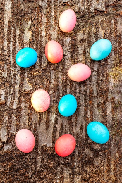 Uova blu e rosa per le vacanze di Pasqua