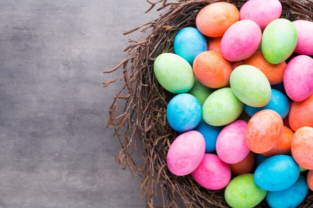 Uova colorate di Pasqua