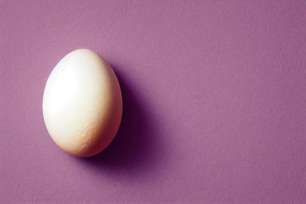 Uova di gallina bianche per alimenti biologici sani per la colazione