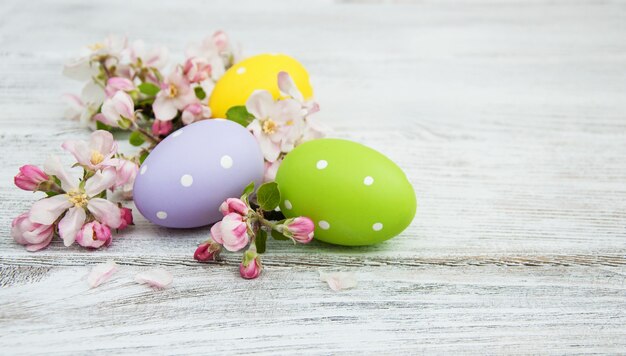 Uova di Pasqua Con Fiore