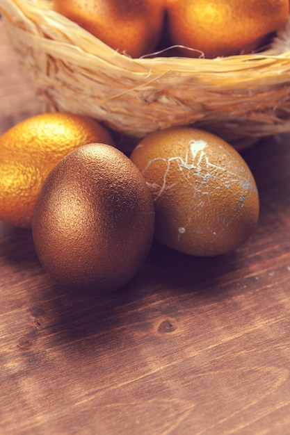 Uova di Pasqua d'oro