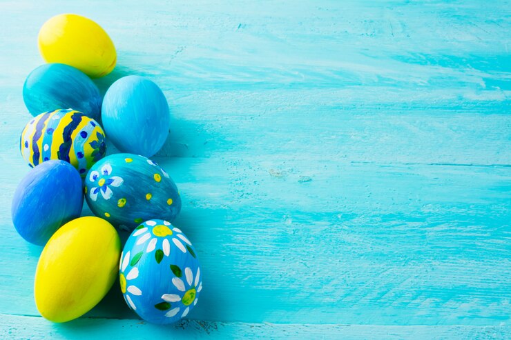 uova di Pasqua multicolori