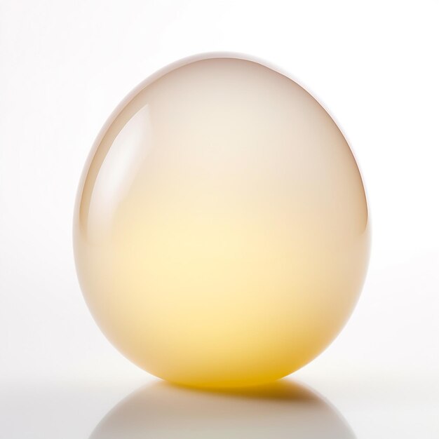 Uovo di gallina liscio ed esuberante perfetto