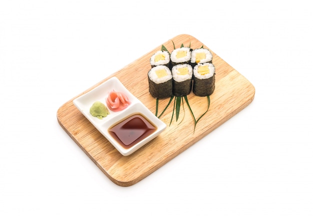 uovo dolce maki (tamago) - stile di cibo giapponese