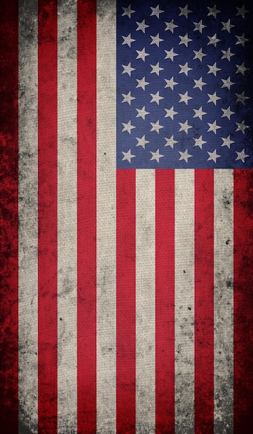 USA vettore di bandiera grunge design