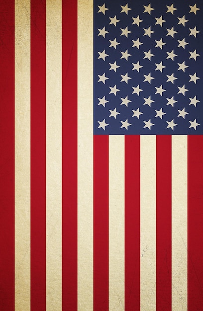 USA vettore di bandiera grunge design