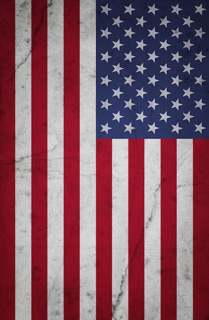 USA vettore di bandiera grunge design